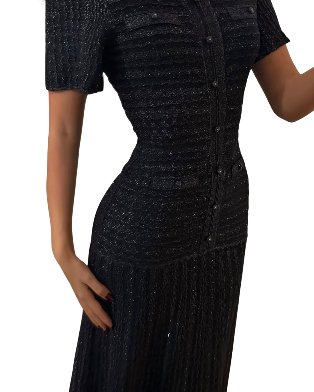 Strickkleid DIANE mit Glitzergarn