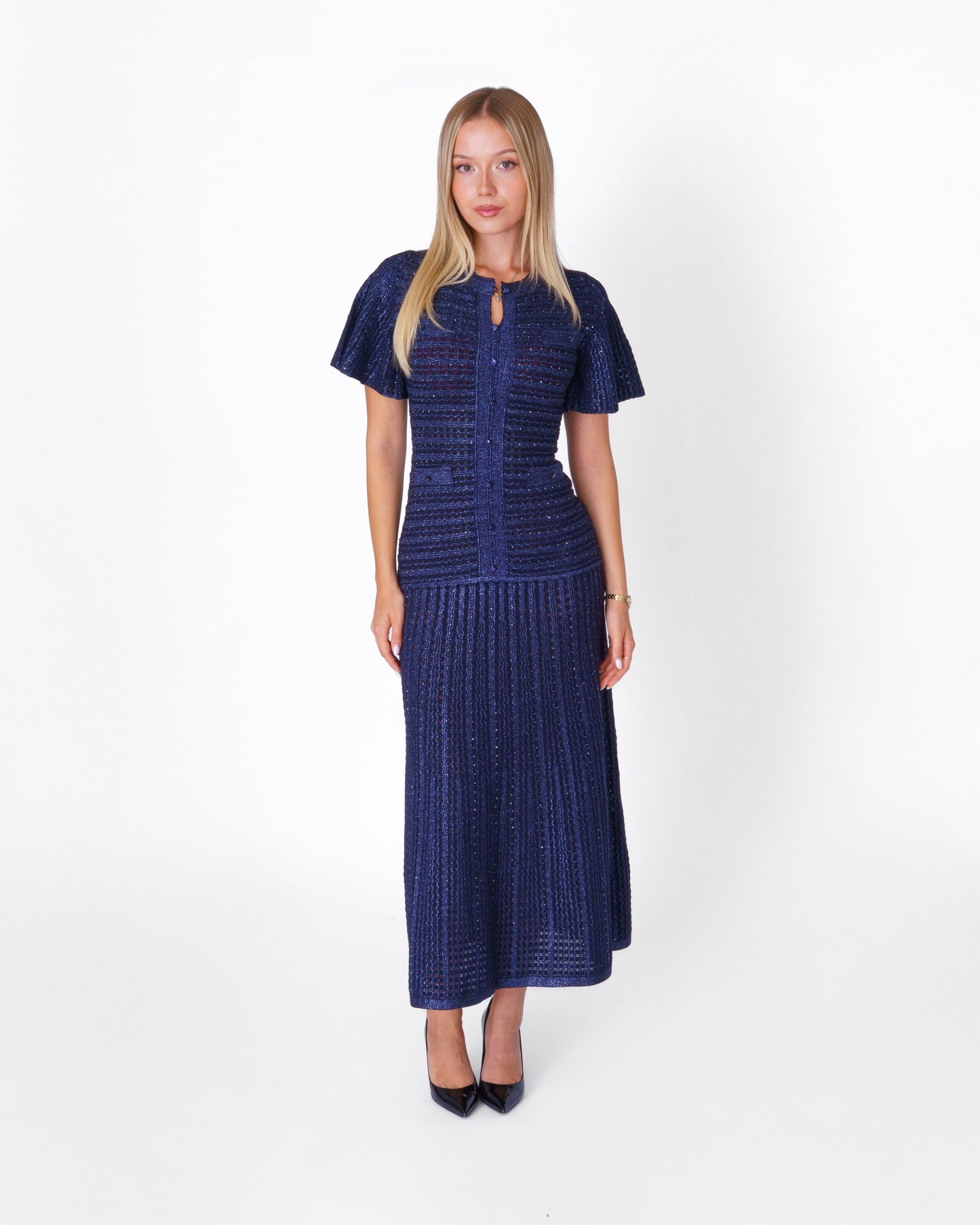 Strickkleid DIANE mit Glitzergarn