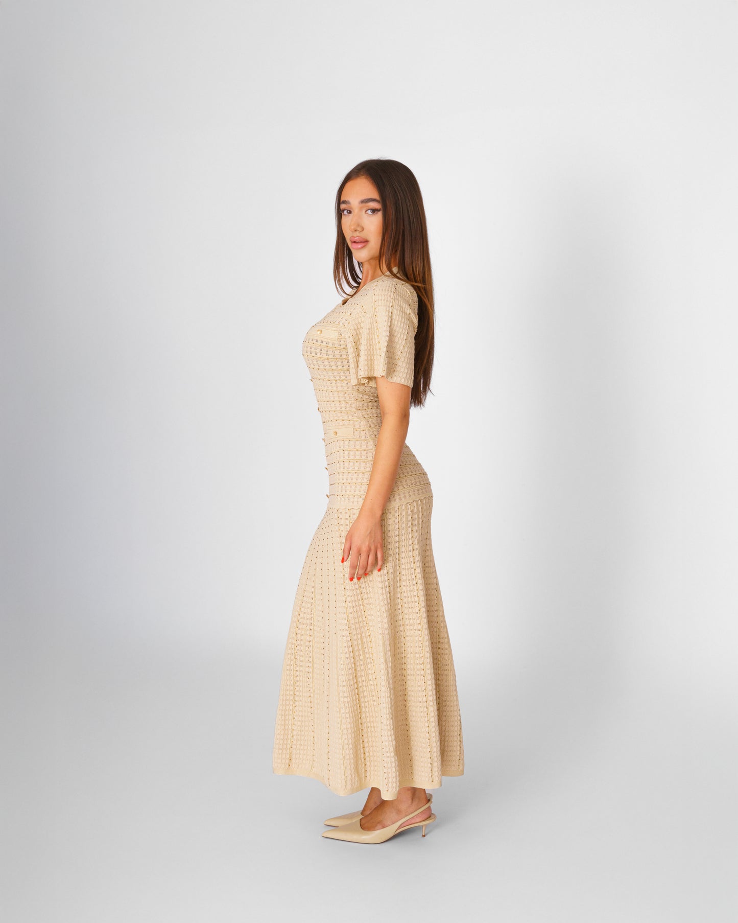 Strickkleid DIANE mit Glitzergarn