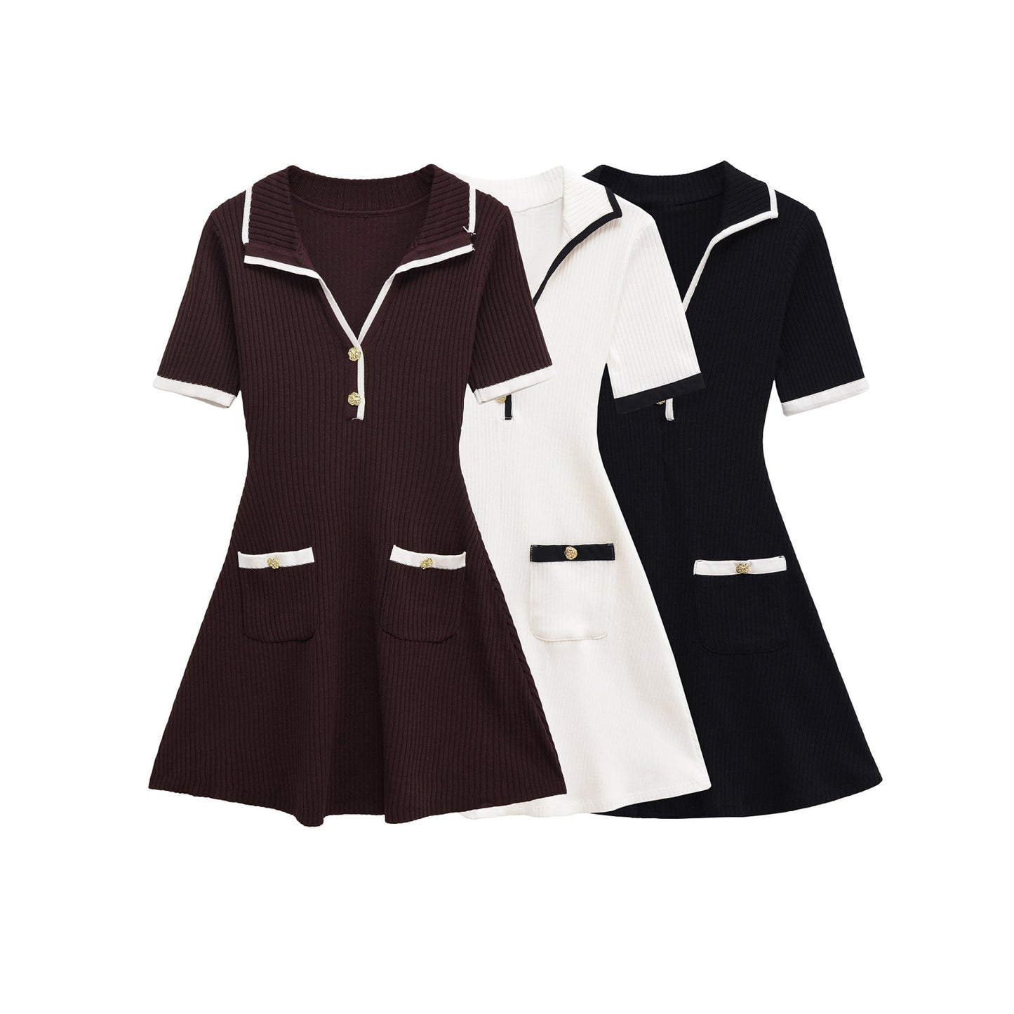 Elegantes Paris Style Kleid